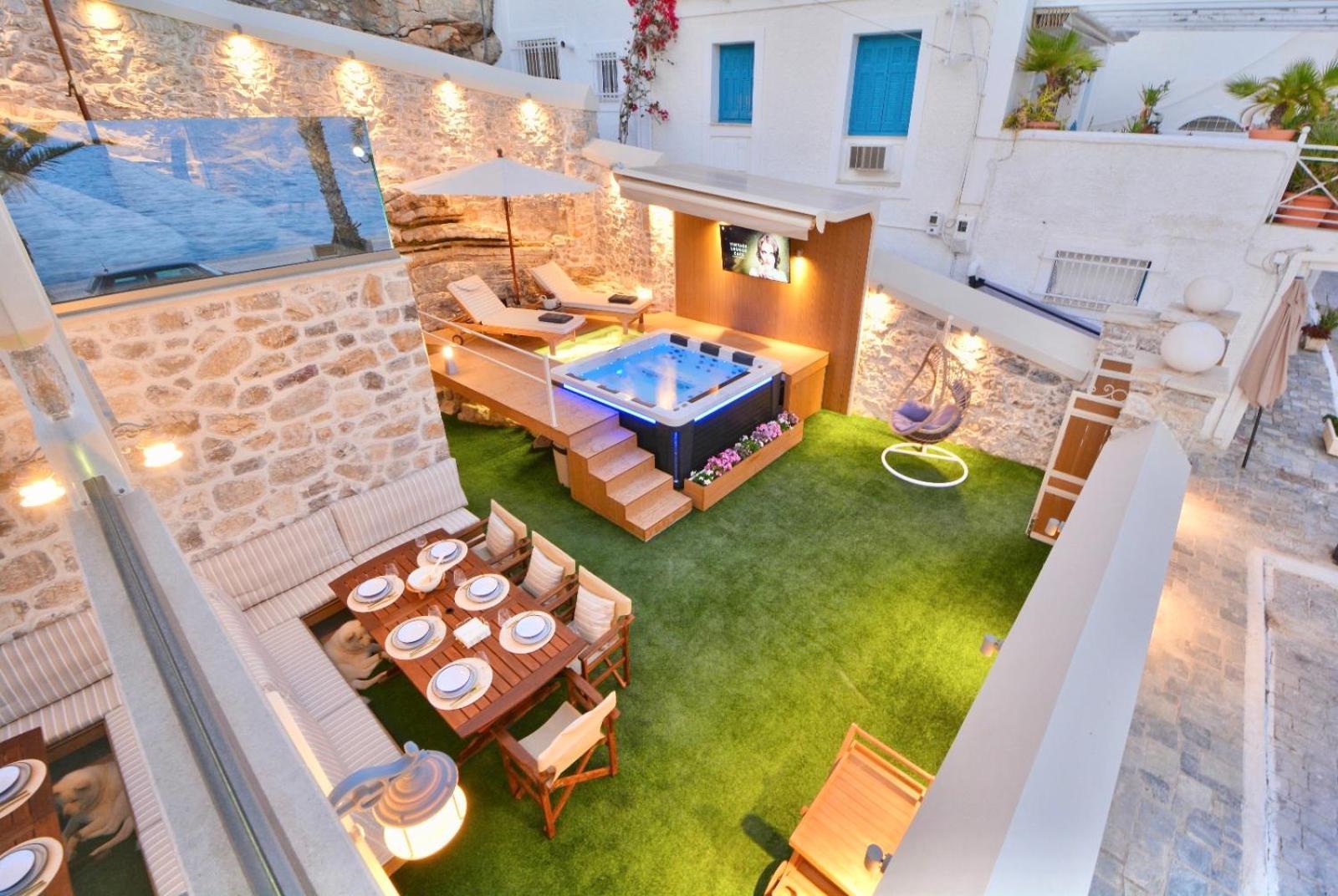 Villasonboard Rock Villa 3 Bed, 3 Bath, Jacuzzi, Seaside Ерміоні Екстер'єр фото